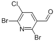 2,6-DIBROMO-5-CHLORO-3-PYRIDINECARBOXALDEHYDE CAS#: 55304-84-2