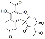 2,6-Diacetyl-9-acetyloxy-7-hydroxy-8,9b-dimethyl-1,3(2H,9bH)-dibenzofurandione CAS#: 52941-92-1