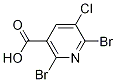 2,6-dibroMo-5-chloronicotinic acid CAS#: 55304-86-4