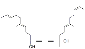 2,6,10,15,19,23-Hexamethyl-2,6,18,22-tetracosatetrene-11,13-diyne-10,15-diol CAS#: 54305-57-6
