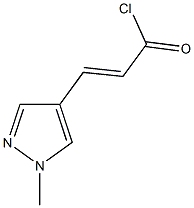 (2E)-3-(1-methyl-1H-pyrazol-4-yl)acryloyl chloride CAS#: 512809-95-9