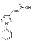 (2E)-3-(2-PHENYL-2H-1,2,3-TRIAZOL-4-YL)ACRYLIC ACID CAS#: 6206-87-7
