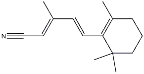 (2E,4E)-3-Methyl-5-(2,6,6-trimethyl-1-cyclohexen-1-yl)penta-2,4-dienenitrile CAS#: 5299-98-9
