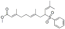 (2E,6E)-3,7,11-Trimethyl-9-(phenylsulfonyl)-2,6,10-dodecatrienoic acid methyl ester CAS#: 57683-66-6