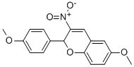 2H-1-BENZOPYRAN, 6-METHOXY-2-(4-METHOXYPHENYL)-3-NITRO- CAS#: 57544-06-6