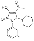 2H-Pyrrol-2-one, 4-acetyl-5-cyclohexyl-1-(3-fluorophenyl)-1,5-dihydro-3-hydroxy- CAS#: 512177-56-9