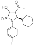 2H-Pyrrol-2-one, 4-acetyl-5-cyclohexyl-1-(4-fluorophenyl)-1,5-dihydro-3-hydroxy-, (5R)- CAS#: 512177-96-7
