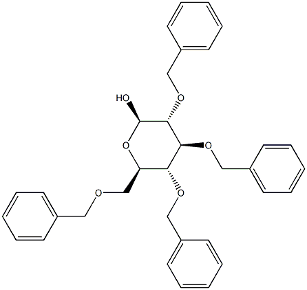 (2R,3R,4S,5R,6R)-3,4,5-tris(benzyloxy)-6-((benzyloxy)Methyl)tetrahydro-2H-pyran-2-ol CAS#: 59531-24-7