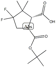 (2S)-1,2-PYRROLIDINEDICARBOXYLIC ACID,4,4-DIFLUORO-3,3-DIMETHYL-,1-(1,1-DIMETHYLETHYL)ESTER CAS#: 478698-32-7