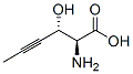 (2S,3S)-2-Amino-3-hydroxy-4-hexynoic acid CAS#: 51939-53-8