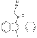 3-(1-METHYL-2-PHENYL-1H-INDOL-3-YL)-3-OXO-PROPIONITRILE CAS#: 568553-08-2