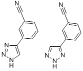 3-(1H-1,2,3-TRIAZOL-4-YL)BENZONITRILE AND 3-(2H-1,2,3-TRIAZOL-4-YL)BENZONITRILE CAS#: 550364-01-7
