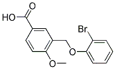 3-(2-BROMO-PHENOXYMETHYL)-4-METHOXY-BENZOIC ACID CAS#: 438218-46-3