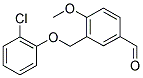 3-(2-CHLORO-PHENOXYMETHYL)-4-METHOXY-BENZALDEHYDE CAS#: 438611-17-7