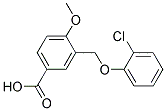 3-(2-CHLORO-PHENOXYMETHYL)-4-METHOXY-BENZOIC ACID CAS#: 438220-40-7