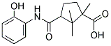 3-(2-HYDROXY-PHENYLCARBAMOYL)-1,2,2-TRIMETHYL-CYCLOPENTANECARBOXYLIC ACID CAS#: 5968-14-9