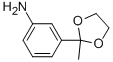 3-(2-METHYL-1,3-DIOXOLAN-2-YL)ANILINE CAS#: 51226-14-3