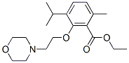3-(2-Morpholinoethoxy)-p-cymene-2-carboxylic acid ethyl ester CAS#: 52073-28-6