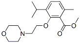 3-(2-Morpholinoethoxy)-p-cymene-2-carboxylic acid methyl ester CAS#: 52073-27-5