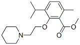 3-(2-Piperidinoethoxy)-p-cymene-2-carboxylic acid methyl ester CAS#: 52073-26-4