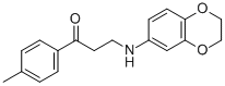 3-(2,3-DIHYDRO-1,4-BENZODIOXIN-6-YLAMINO)-1-(4-METHYLPHENYL)-1-PROPANONE CAS#: 477334-31-9