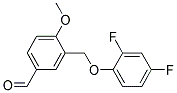 3-(2,4-DIFLUORO-PHENOXYMETHYL)-4-METHOXY-BENZALDEHYDE CAS#: 438532-37-7