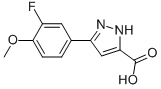 3-(3-FLUORO-4-METHOXYPHENYL)-1H-PYRAZOLE-5-CARBOXYLIC ACID CAS#: 485798-67-2