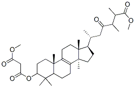 3-(3-Methoxy-1,3-dioxopropyloxy)-24-methyl-23-oxolanost-8-en-26-oic acid methyl ester CAS#: 55516-72-8