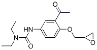 3-(3-acetyl-4-(oxiran-2-ylMethoxy)phenyl)-1,1-diethylurea CAS#: 56980-98-4