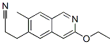 3-(3-ethoxy-7-methyl-isoquinolin-6-yl)propanenitrile CAS#: 55329-75-4