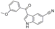 3-(3-methoxy-benzoyl)-1H-indole-5-carbonitrile CAS#: 478677-80-4