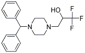 3-(4-BENZHYDRYLPIPERAZINO)-1,1,1-TRIFLUORO-2-PROPANOL CAS#: 453557-81-8