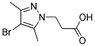 3-(4-BROMO-3,5-DIMETHYL-PYRAZOL-1-YL)-PROPIONIC ACID CAS#: 512809-48-2