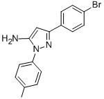 3-(4-BROMOPHENYL)-1-(4-METHYLPHENYL)-1H-PYRAZOL-5-AMINE CAS#: 477762-14-4