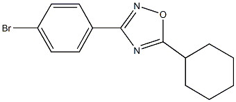 3-(4-BROMOPHENYL)-5-CYCLOHEXYL-1,2,4-OXADIAZOLE CAS#: 443106-68-1