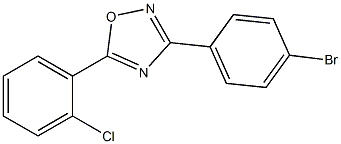 3-(4-Bromophenyl)-5-(2-chlorophenyl)-1,2,4-oxadiazole CAS#: 404900-69-2