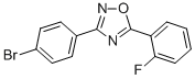 3-(4-Bromophenyl)-5-(2-fluorophenyl)-1,2,4-oxadiazole CAS#: 419553-16-5
