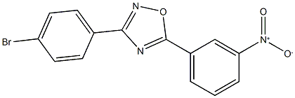 3-(4-Bromophenyl)-5-(3-nitrophenyl)-1,2,4-oxadiazole CAS#: 429624-16-8