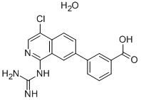 3-(4-CHLORO-1-GUANIDINOISOQUINOLIN-7-YL)BENZOIC ACID HYDRATE CAS#: 423158-56-9