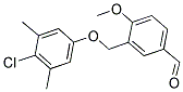 3-(4-CHLORO-3,5-DIMETHYL-PHENOXYMETHYL)-4-METHOXY-BENZALDEHYDE CAS#: 438532-81-1