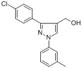 (3-(4-CHLOROPHENYL)-1-M-TOLYL-1H-PYRAZOL-4-YL)METHANOL CAS#: 55432-10-5
