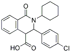 3-(4-CHLOROPHENYL)-2-CYCLOHEXYL-1-OXO-1,2,3,4-TETRAHYDRO-4-ISOQUINOLINECARBOXYLIC ACID CAS#: 400073-91-8