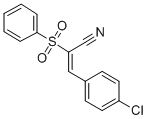 3-(4-CHLOROPHENYL)-2-(PHENYLSULFONYL)ACRYLONITRILE CAS#: 50709-88-1