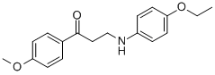 3-(4-ETHOXYANILINO)-1-(4-METHOXYPHENYL)-1-PROPANONE CAS#: 477319-99-6