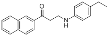 3-(4-ETHYLANILINO)-1-(2-NAPHTHYL)-1-PROPANONE CAS#: 477320-43-7