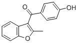 3-(4-HYDROXYBENZOYL)-2-METHYL-BENZOFURAN CAS#: 52490-47-8