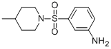 3-(4-METHYL-PIPERIDINE-1-SULFONYL)-PHENYLAMINE CAS#: 436091-54-2