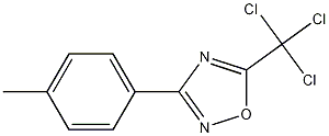 3-(4-Methylphenyl)-5-(trichloromethyl)-1,2,4-oxadiazole CAS#: 5373-86-4