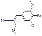 3-(4-bromo-3,5-dimethoxyphenyl)-2-(methoxymethyl)acrylonitrile CAS#: 56518-39-9