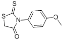 3-(4-methoxyphenyl)-2-thioxo-1,3-thiazolidin-4-one CAS#: 5350-09-4